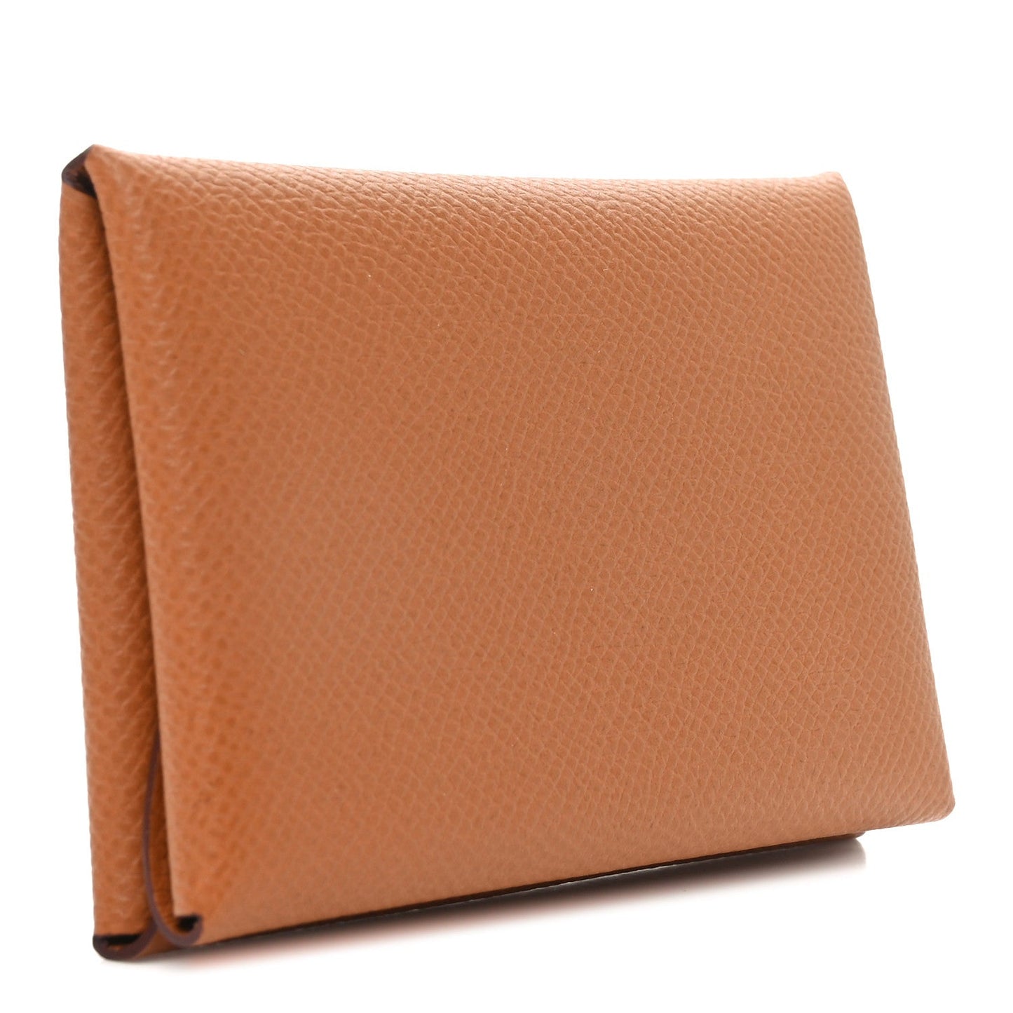 Hermes Epsom Calvi Duo Card Case Gold