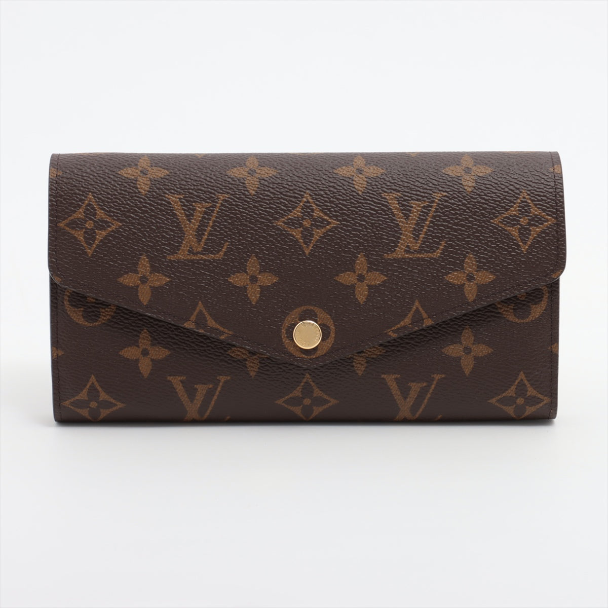 Louis Vuitton Monogram Portefolio Sarah M60531 Brown Long Wallet