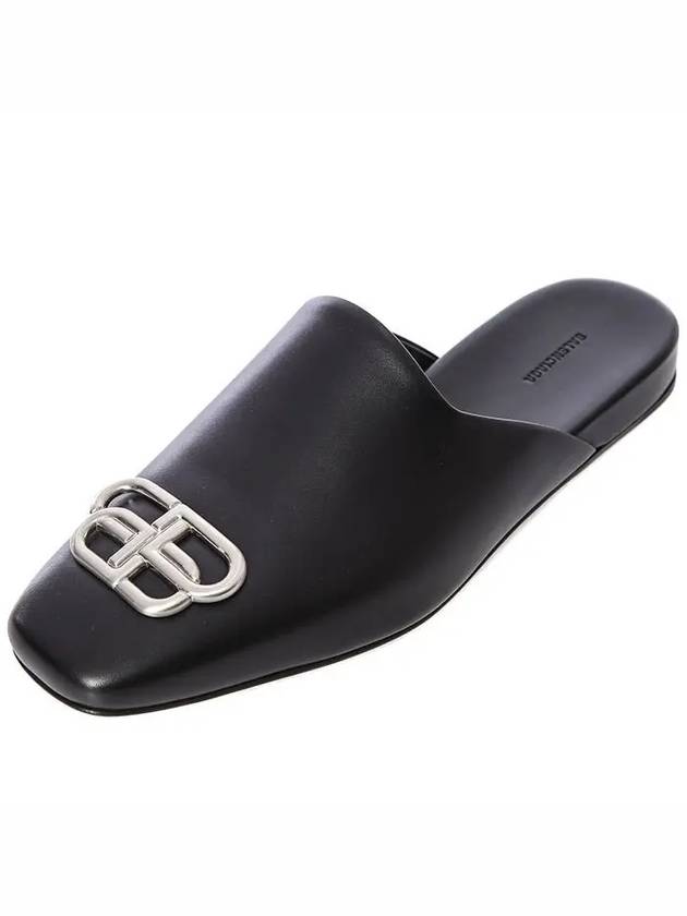 Luxury Balenciaga Trending 2026 Cosy BB Logo Mules Black