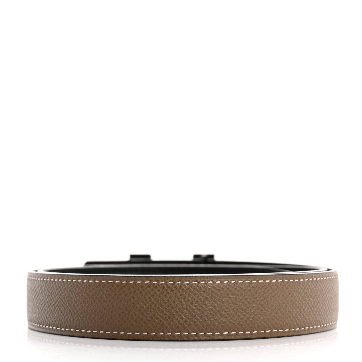 Hermes Swift Epsom 24mm Mini Constance So Black H Belt 80 32 Black Etoupe