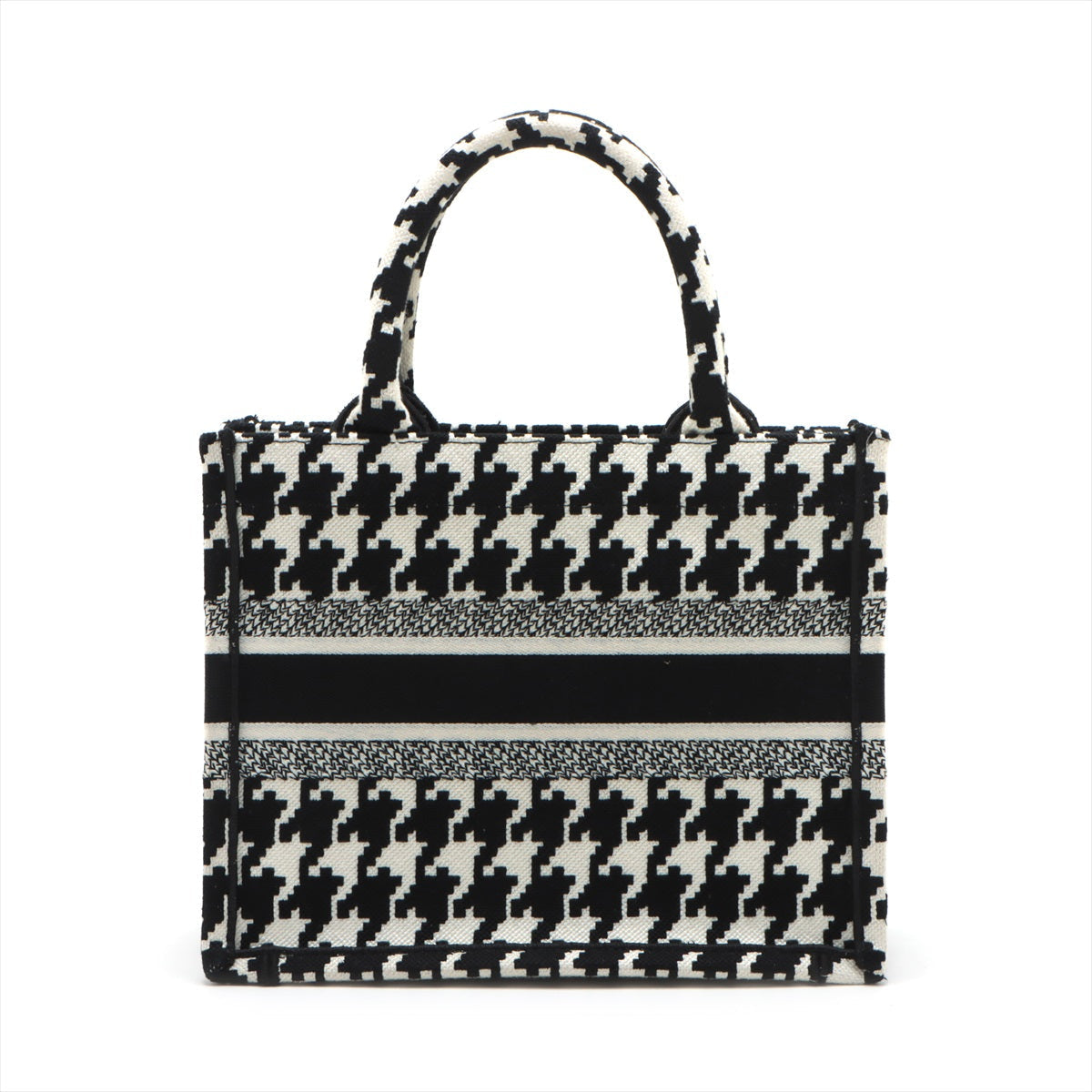Christian Dior Black X White Canvas Small Book Tote [Clearance Sale]