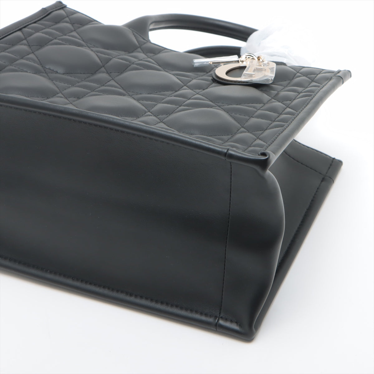 Christian Dior Black Leather Small Book Tote [Clearance Sale]