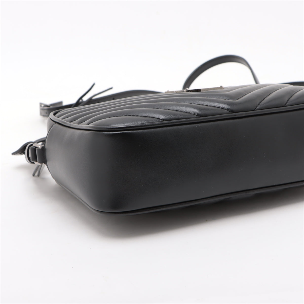 Saint Laurent Black Leather Lou Camera Bag [Clearance Sale]