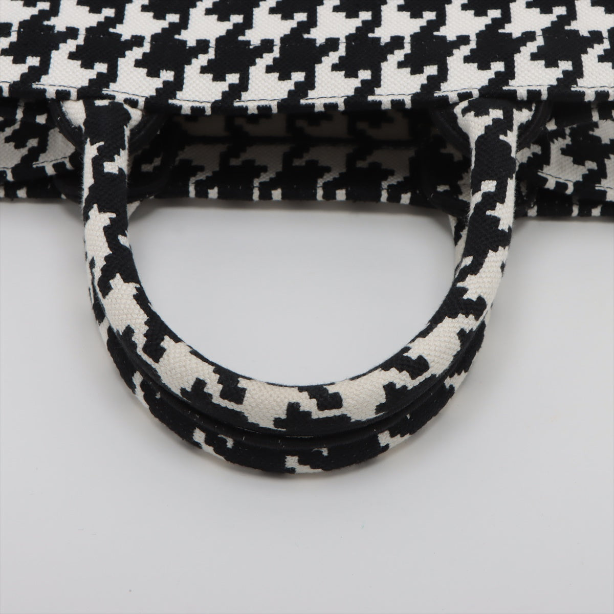 Christian Dior Black X White Canvas Small Book Tote [Clearance Sale]