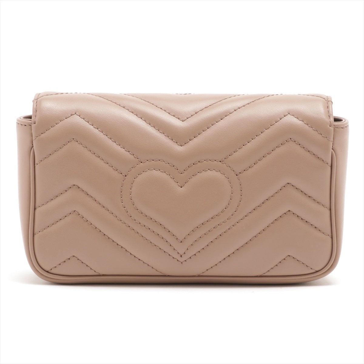 Gucci Dusty Pink GG Marmont MatelassÃ© Leather Super Mini Bag