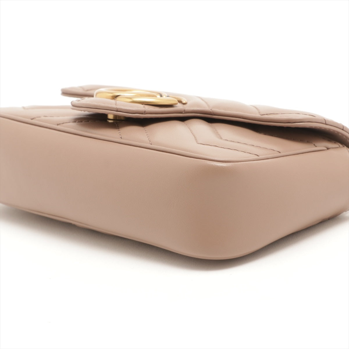 Gucci Dusty Pink GG Marmont MatelassÃ© Leather Super Mini Bag