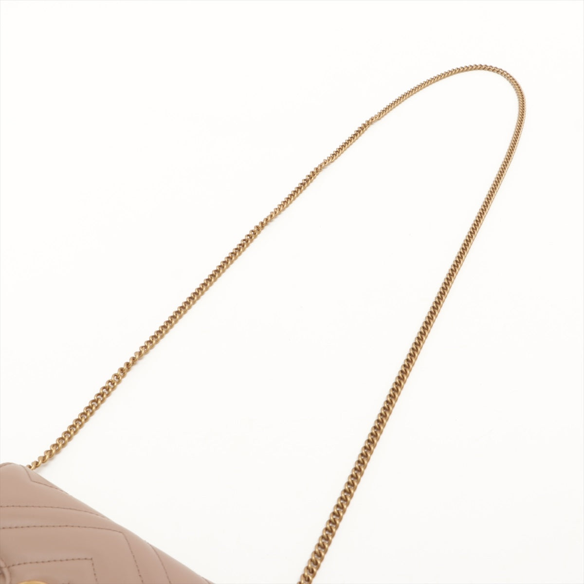 Gucci Dusty Pink GG Marmont MatelassÃ© Leather Super Mini Bag