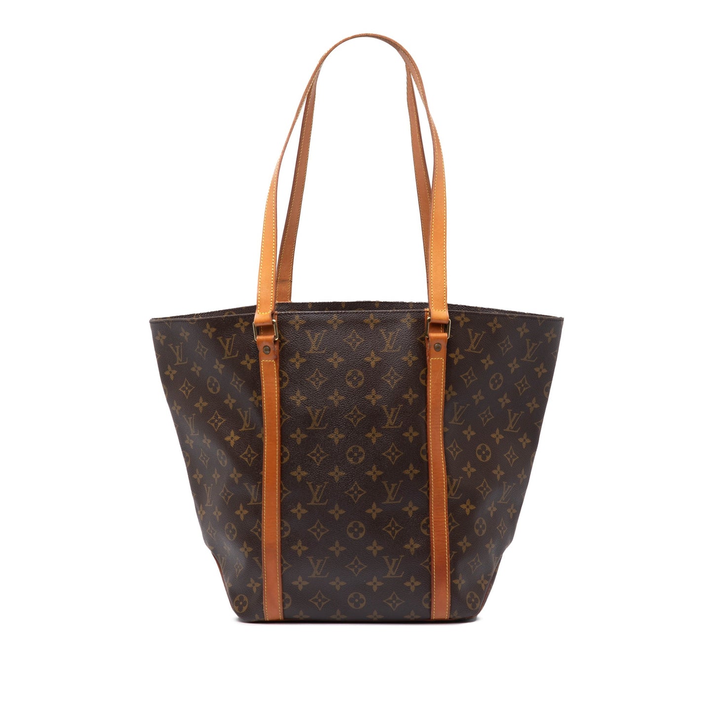 Brown Louis Vuitton Monogram Sac Shopping Tote Bag