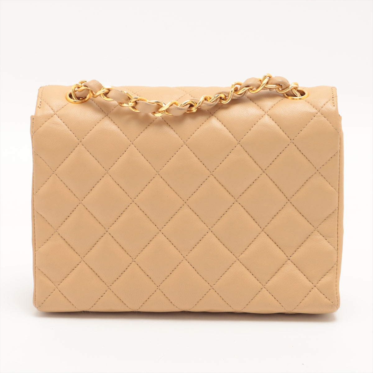 ITEM 17 - Chanel  Mini CC Beige Single Flap Bag