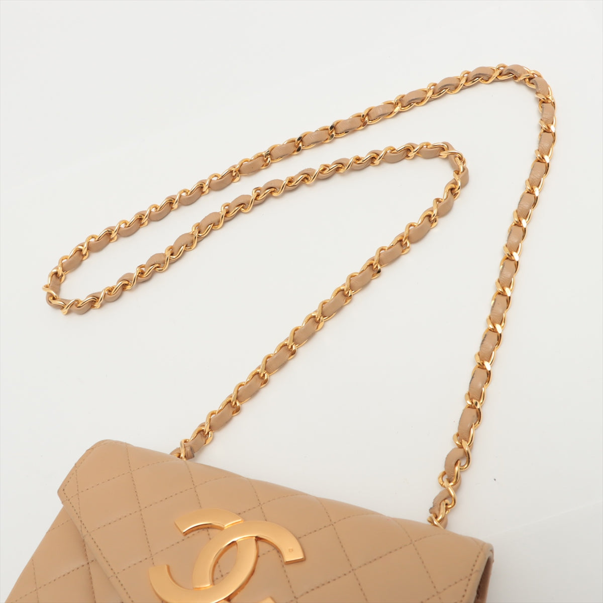 ITEM 17 - Chanel  Mini CC Beige Single Flap Bag