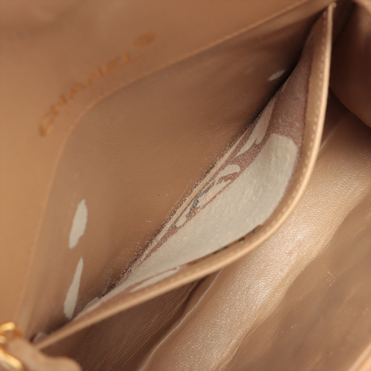 ITEM 17 - Chanel  Mini CC Beige Single Flap Bag
