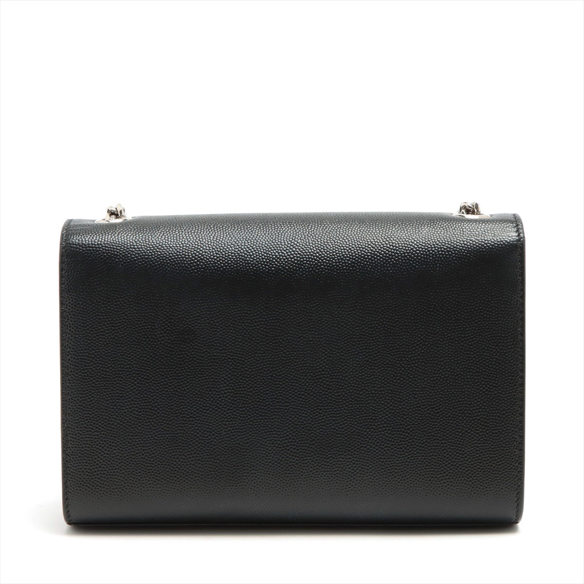 Saint Laurent Black Grain De Poudre Embossed Leather Kate Small Chain Bag [Clearance Sale]