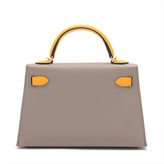 Hermes Special Order Mini Kelly Veau Epsom Etoupe