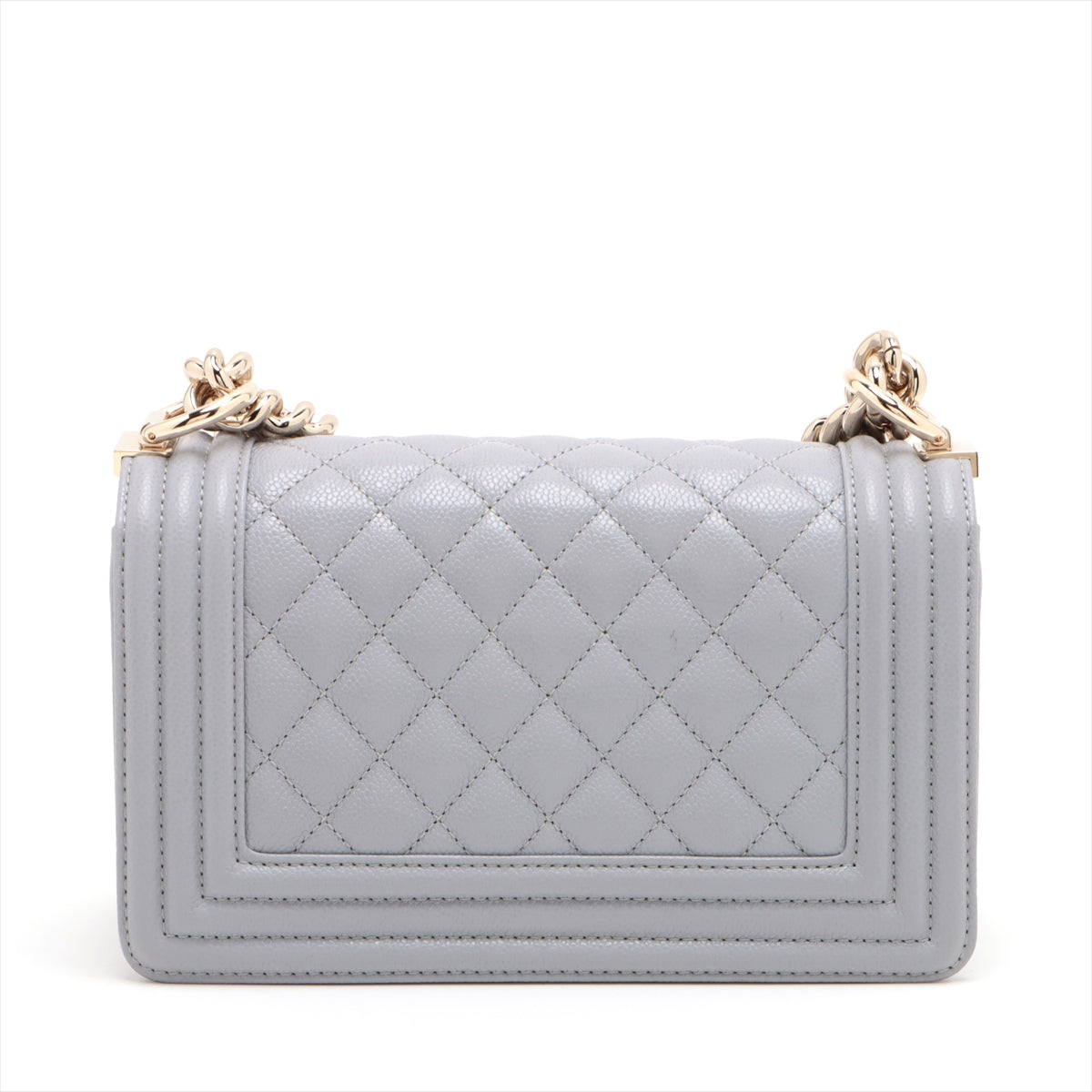 ITEM 30 - Chanel Small Caviar Boy Bag Grey