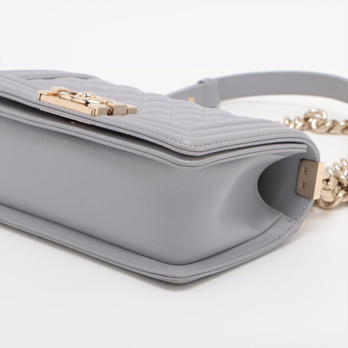 ITEM 30 - Chanel Small Caviar Boy Bag Grey