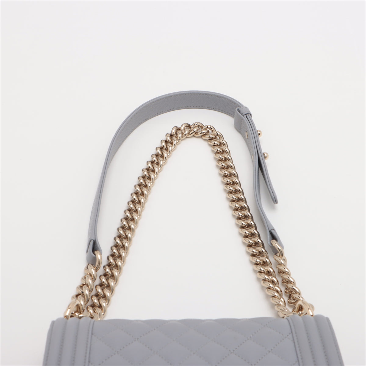 ITEM 30 - Chanel Small Caviar Boy Bag Grey
