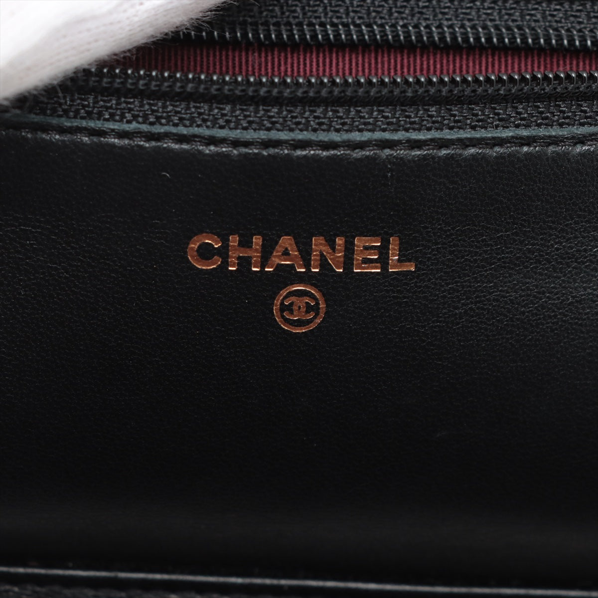 Chanel Lambskin Black Wallet On Chain WOC - 21 series