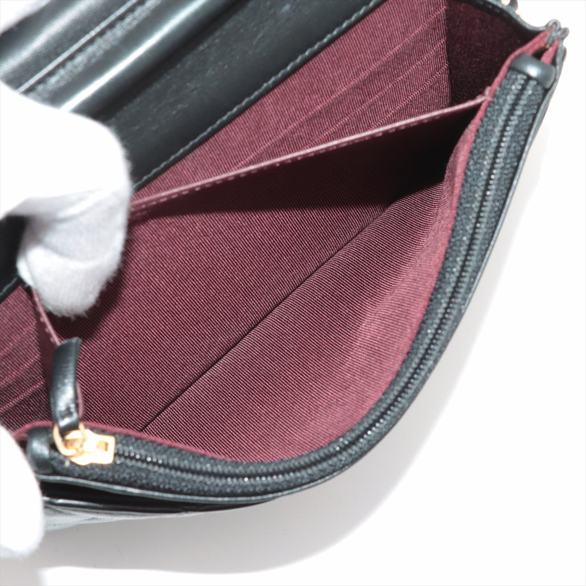 Chanel Lambskin Black Wallet On Chain WOC - 21 series