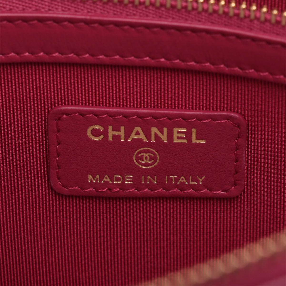 Chanel Matelasse Lambskin Pink Clutch Case bag