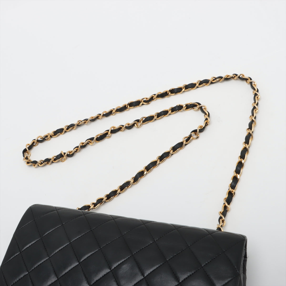 Chanel  Flap Lambskin Crossbody Black