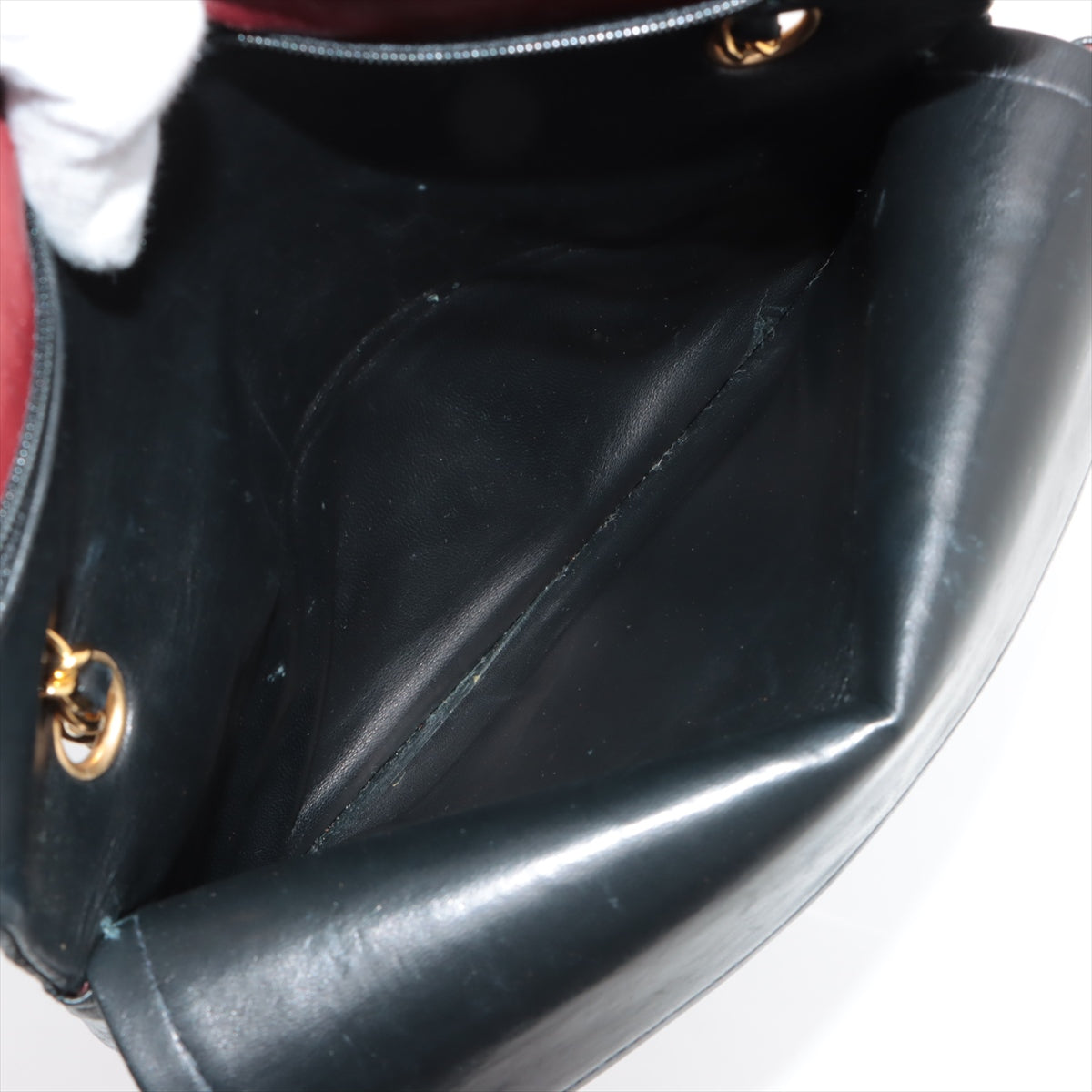 Chanel  Medium/Large M/LClassic Flap Chevron Lambskin Black