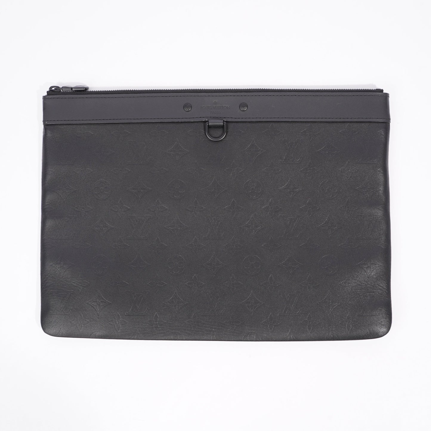 Louis Vuitton Shadow Discovery Black Empreinte Leather