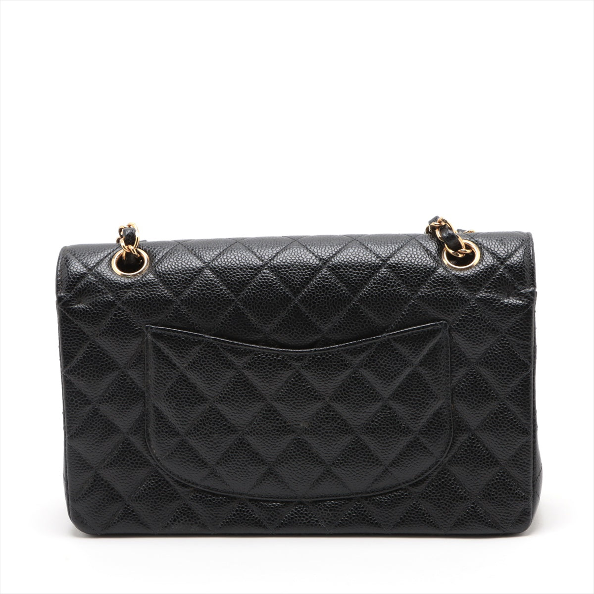 Chanel Classic Flap Medium/Large 24k gold plated Caviar Black - Series 7