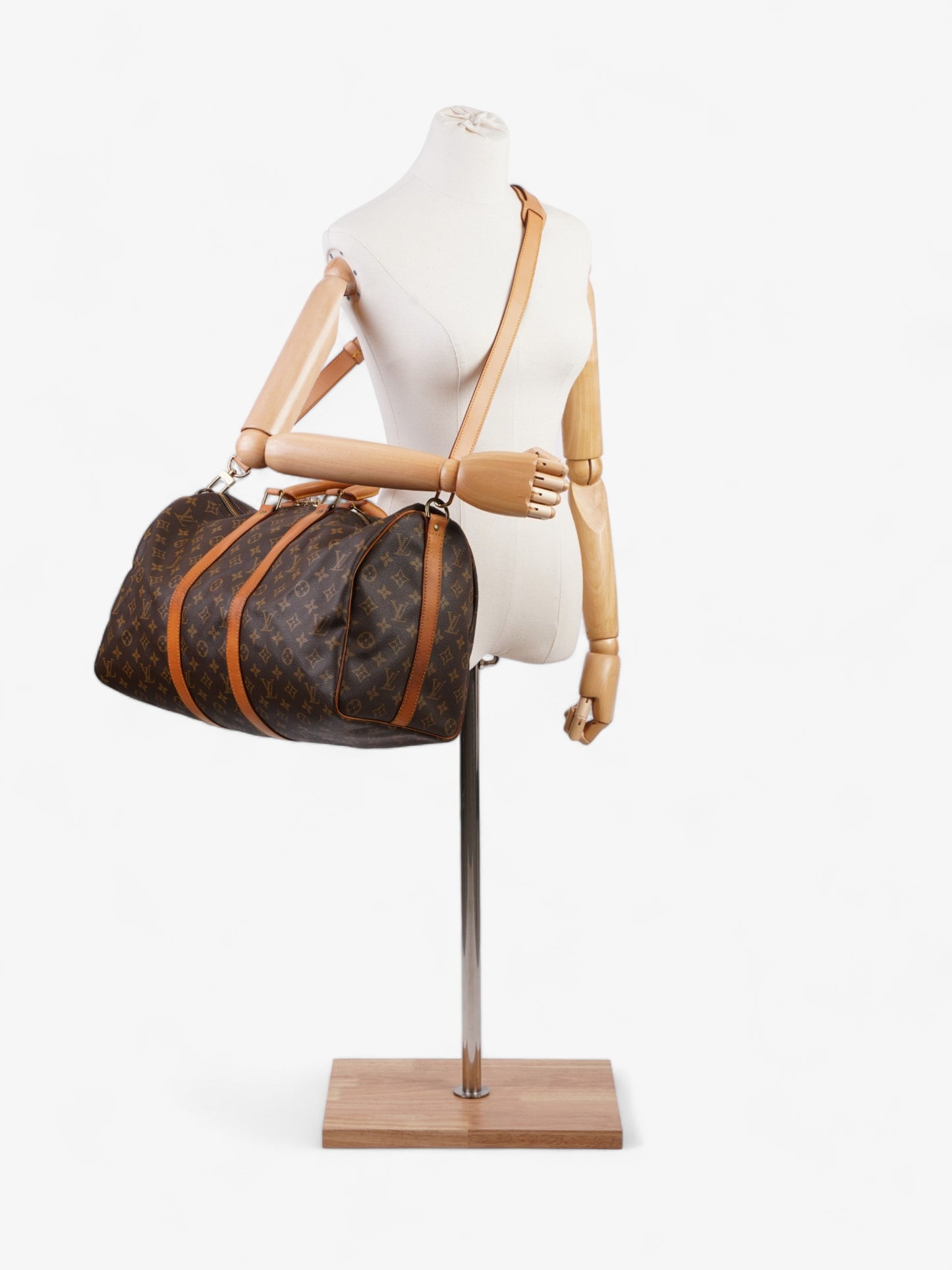 Louis Vuitton Keepall Bandouliere Monogram Coated Canvas 45