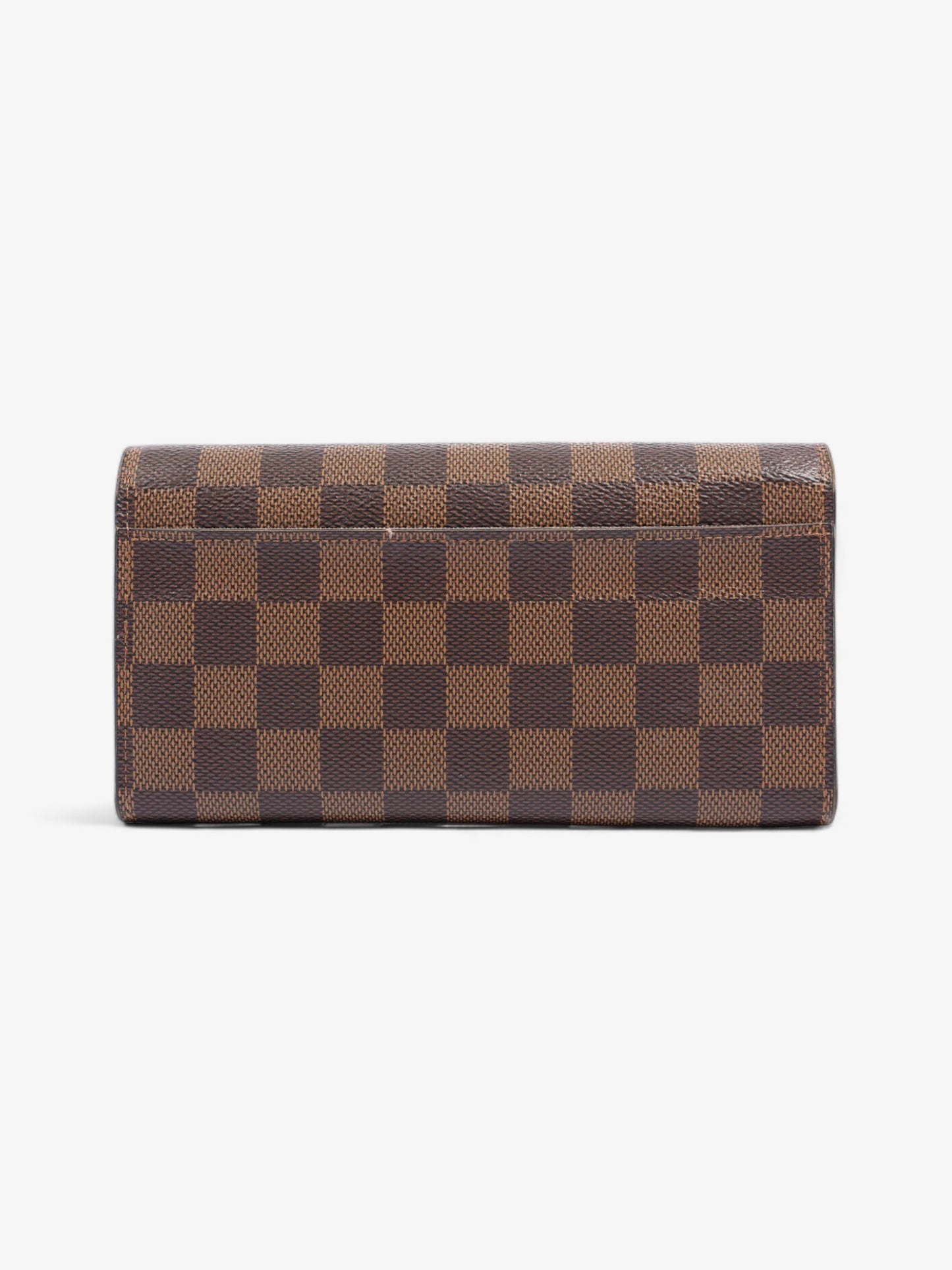 Louis Vuitton Sarah Wallet Damier Ebene Coated Canvas
