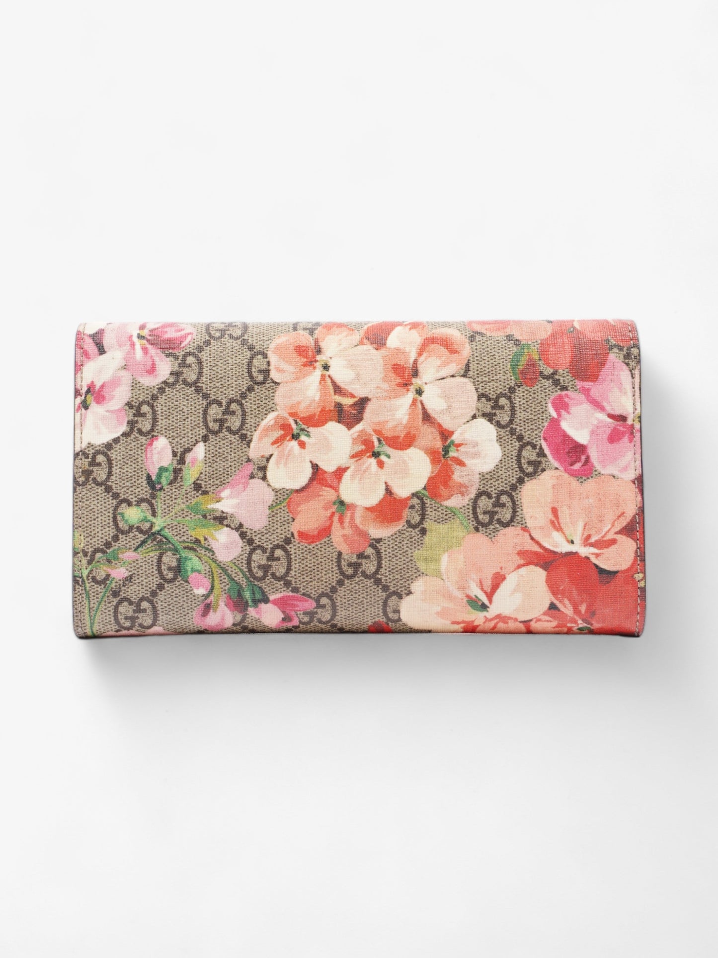 Gucci Continental Wallet Bloom Monogram Coated Canvas