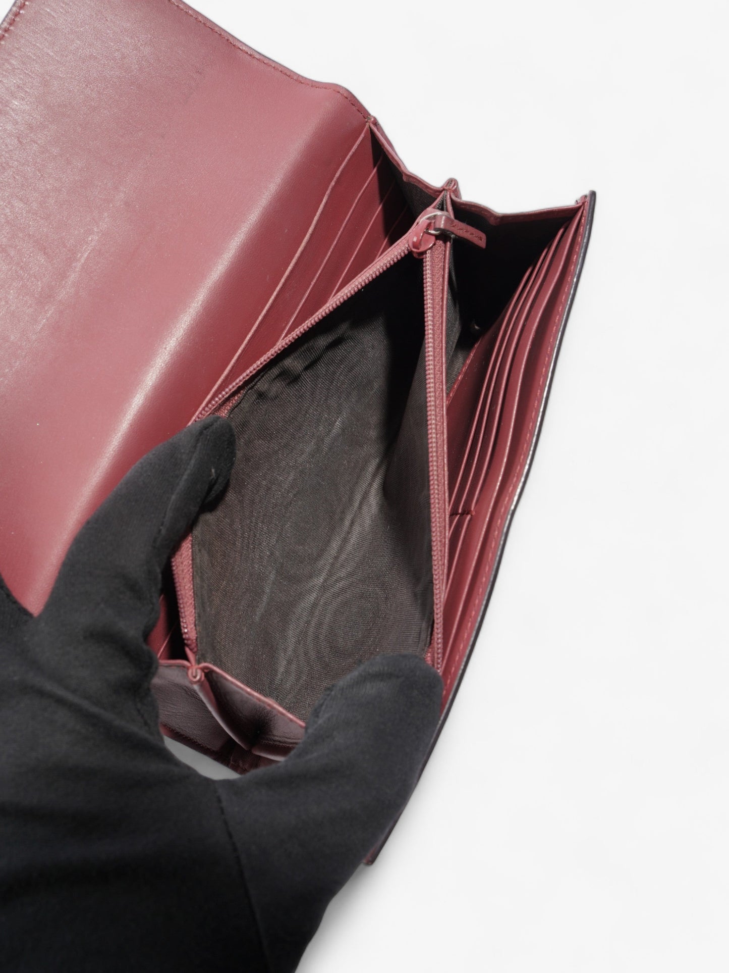 Gucci Continental Wallet Bloom Monogram Coated Canvas