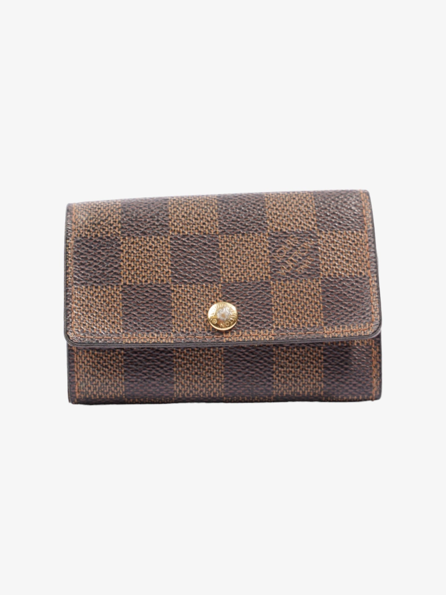Louis Vuitton 6 Key Holder Damier Ebene Coated Canvas