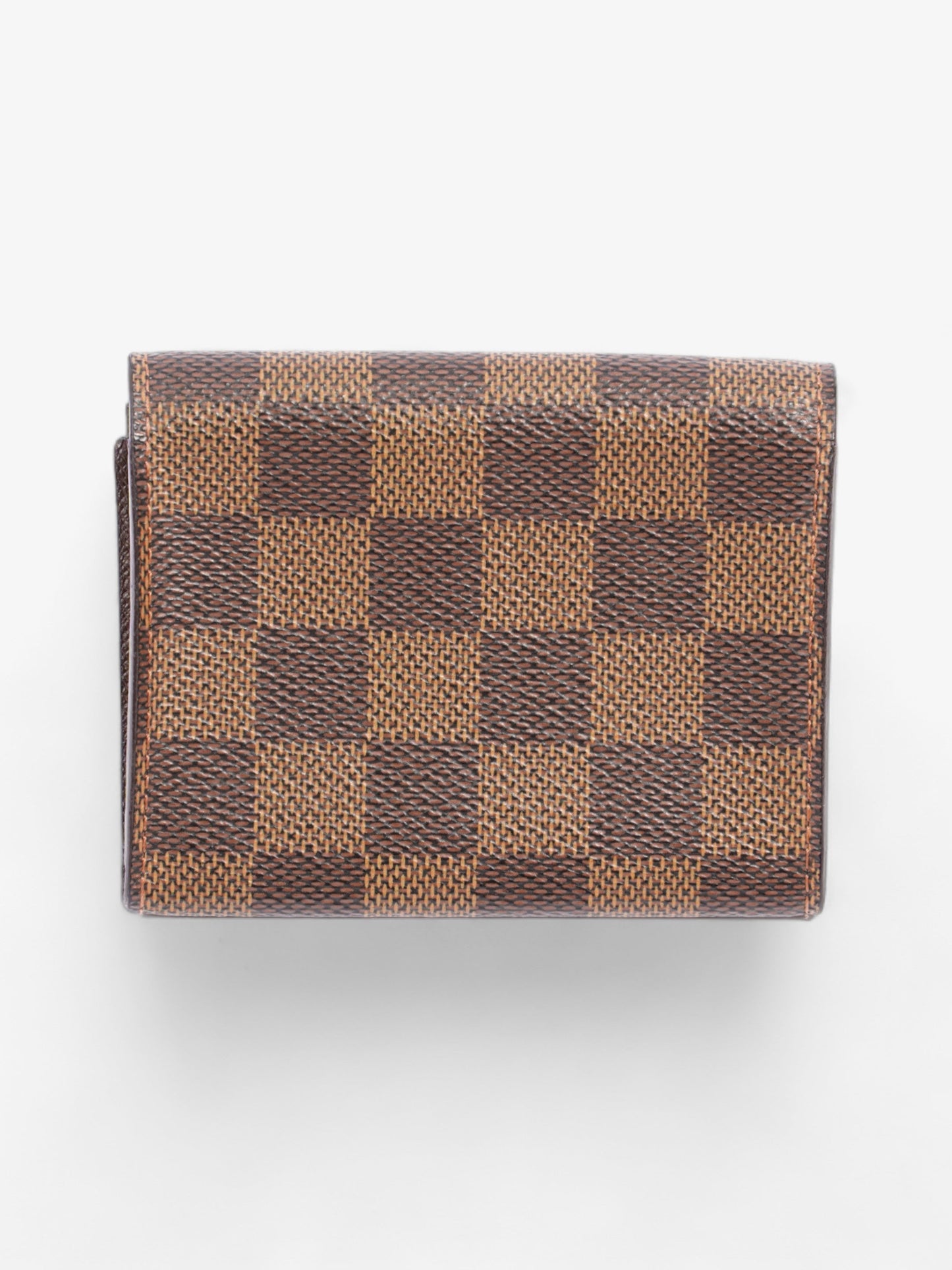 Louis Vuitton Card Case Damier Ebene Coated Canvas