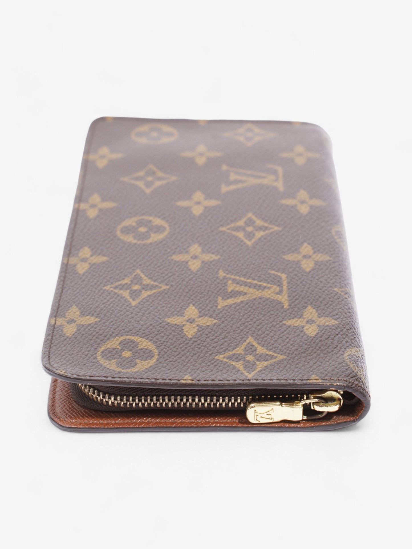 Louis Vuitton Porte Monnaie Zip Monogram Coated Canvas