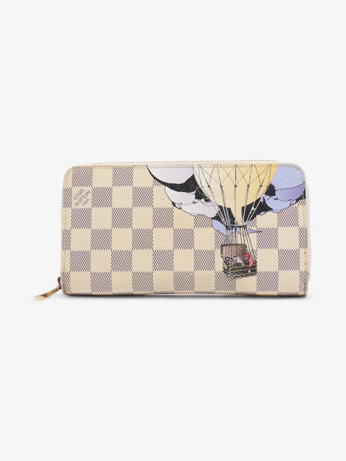 Louis Vuitton Ilustre Zippy Wallet Damier Azur Coated Canvas
