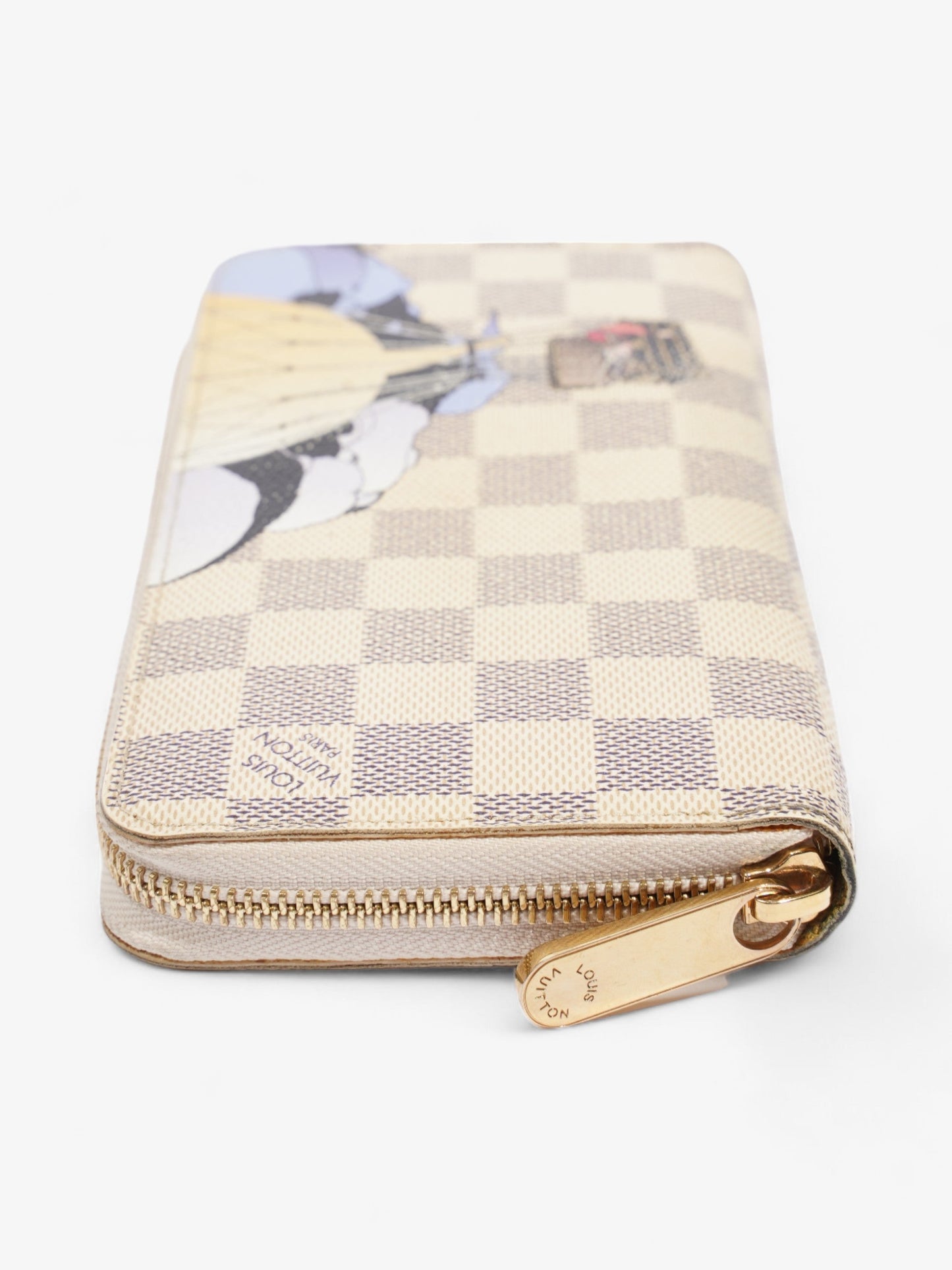 Louis Vuitton Ilustre Zippy Wallet Damier Azur Coated Canvas