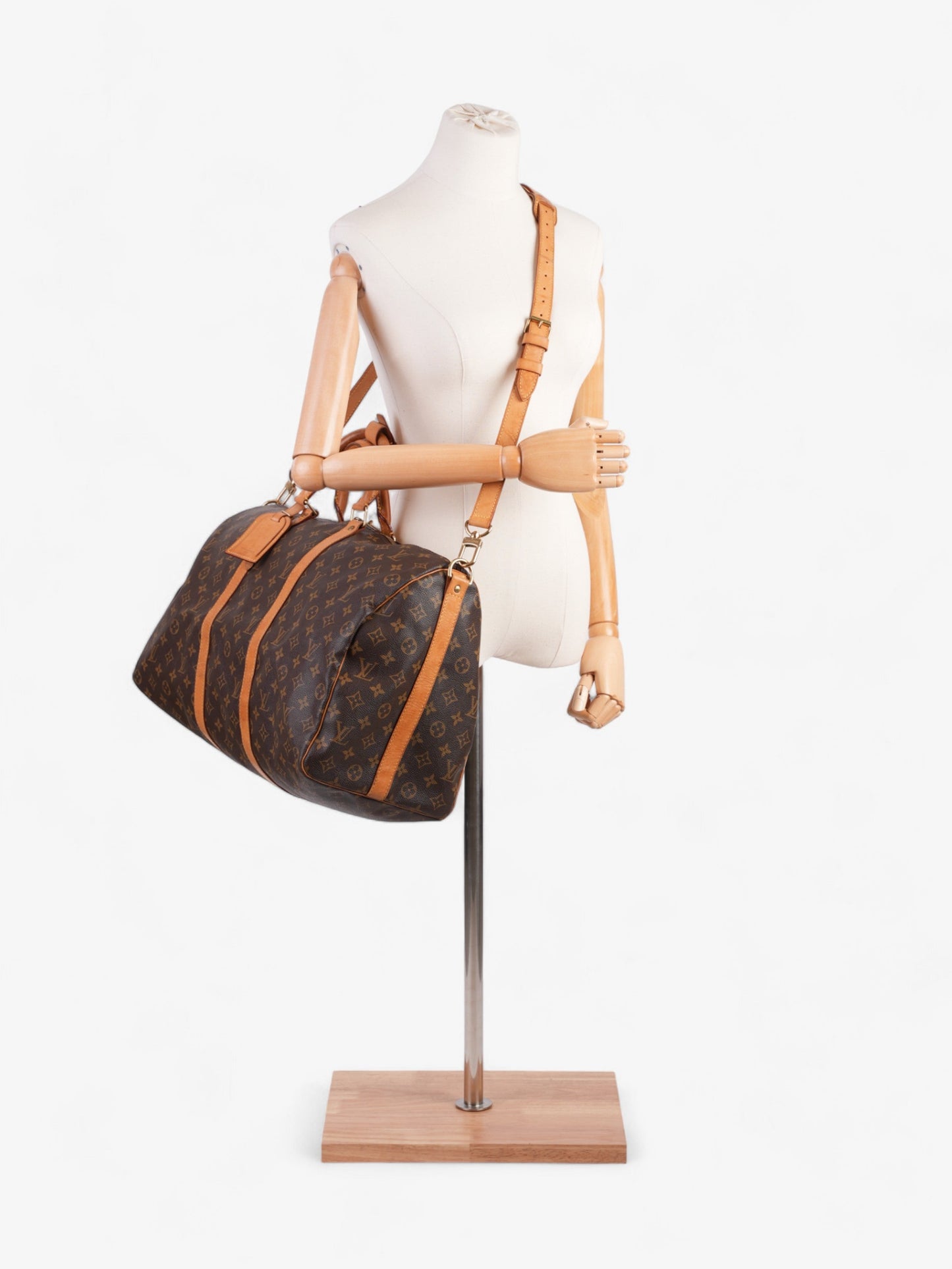 Louis Vuitton Keepal Bandouliere Monogram Coated Canvas 50
