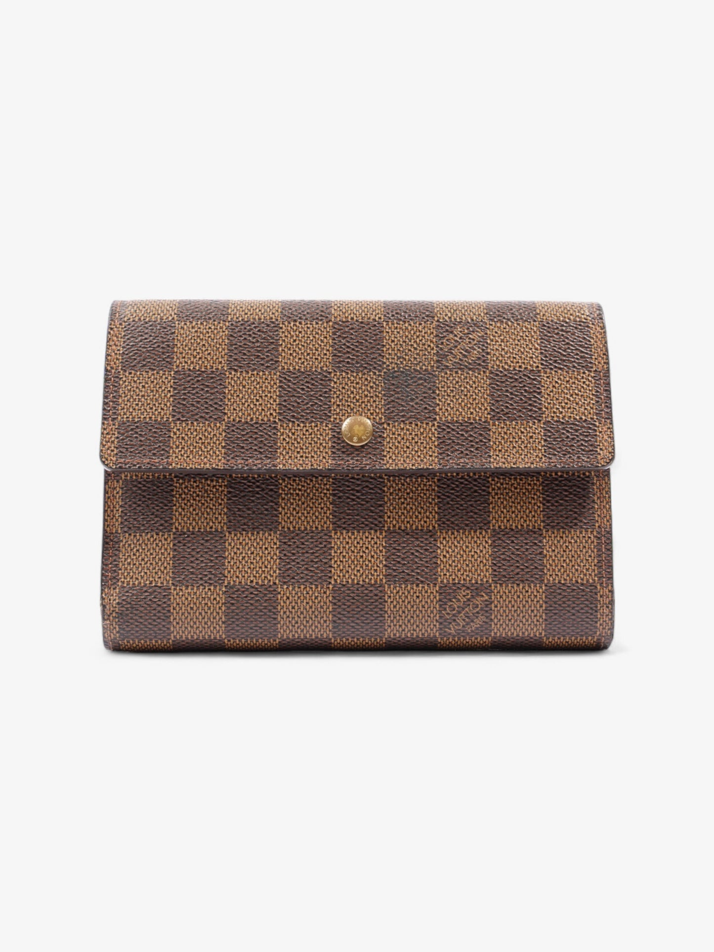 Louis Vuitton Porte Tresor Etui Papier Damier Ebene Coated Canvas