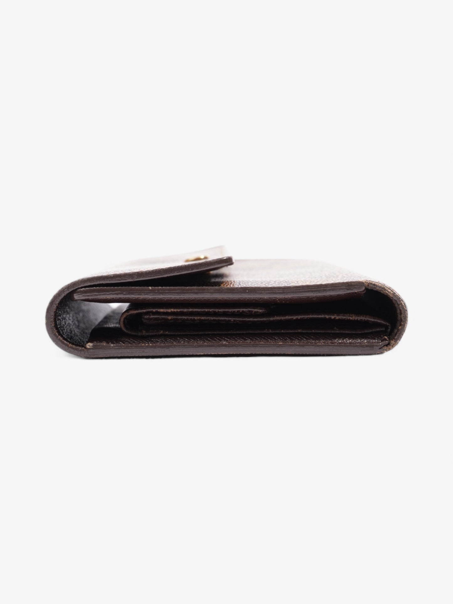 Louis Vuitton Porte Tresor Etui Papier Damier Ebene Coated Canvas