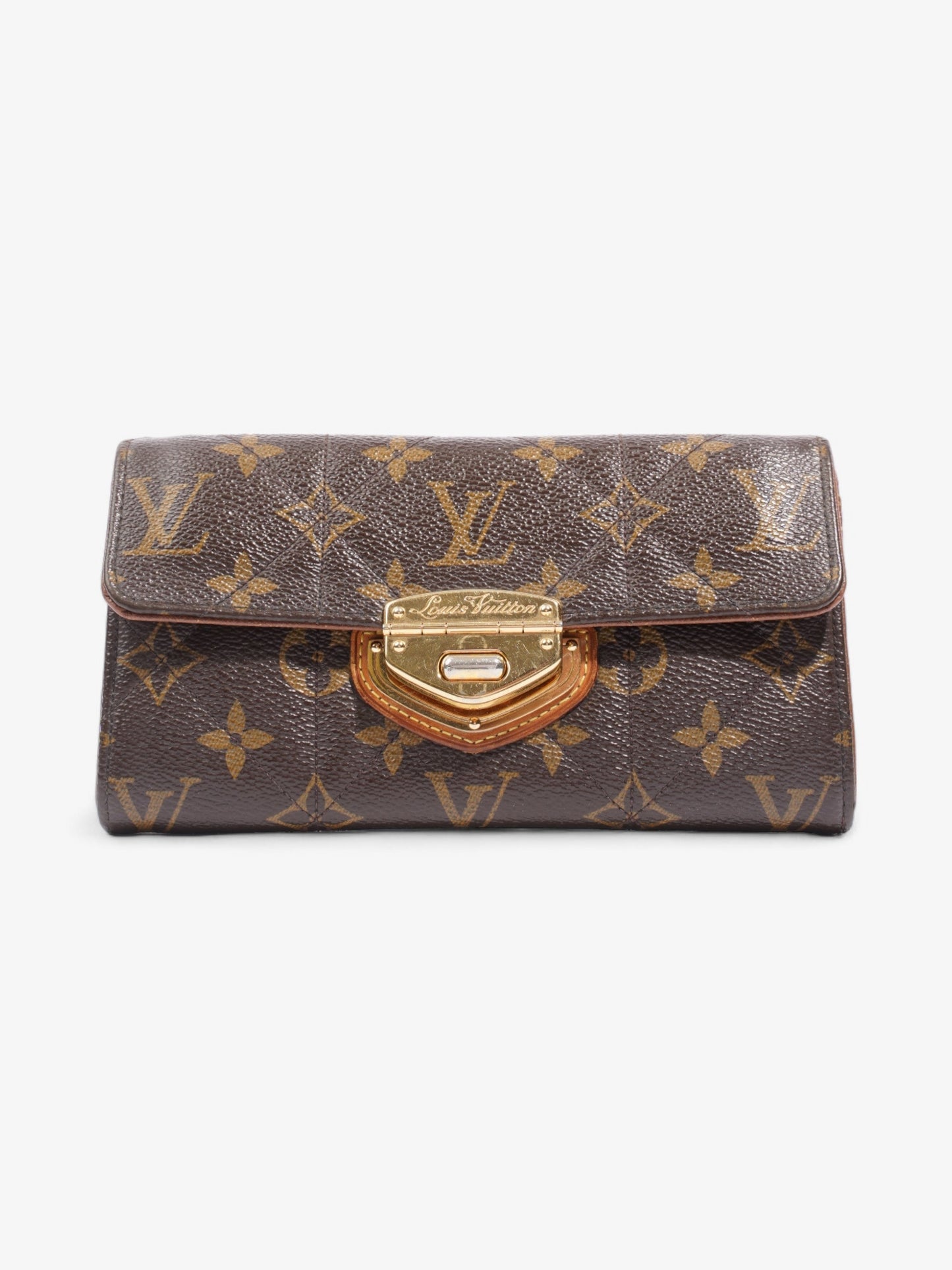 Louis Vuitton Portefeuille Sarah Long Wallet Monogram Coated Canvas