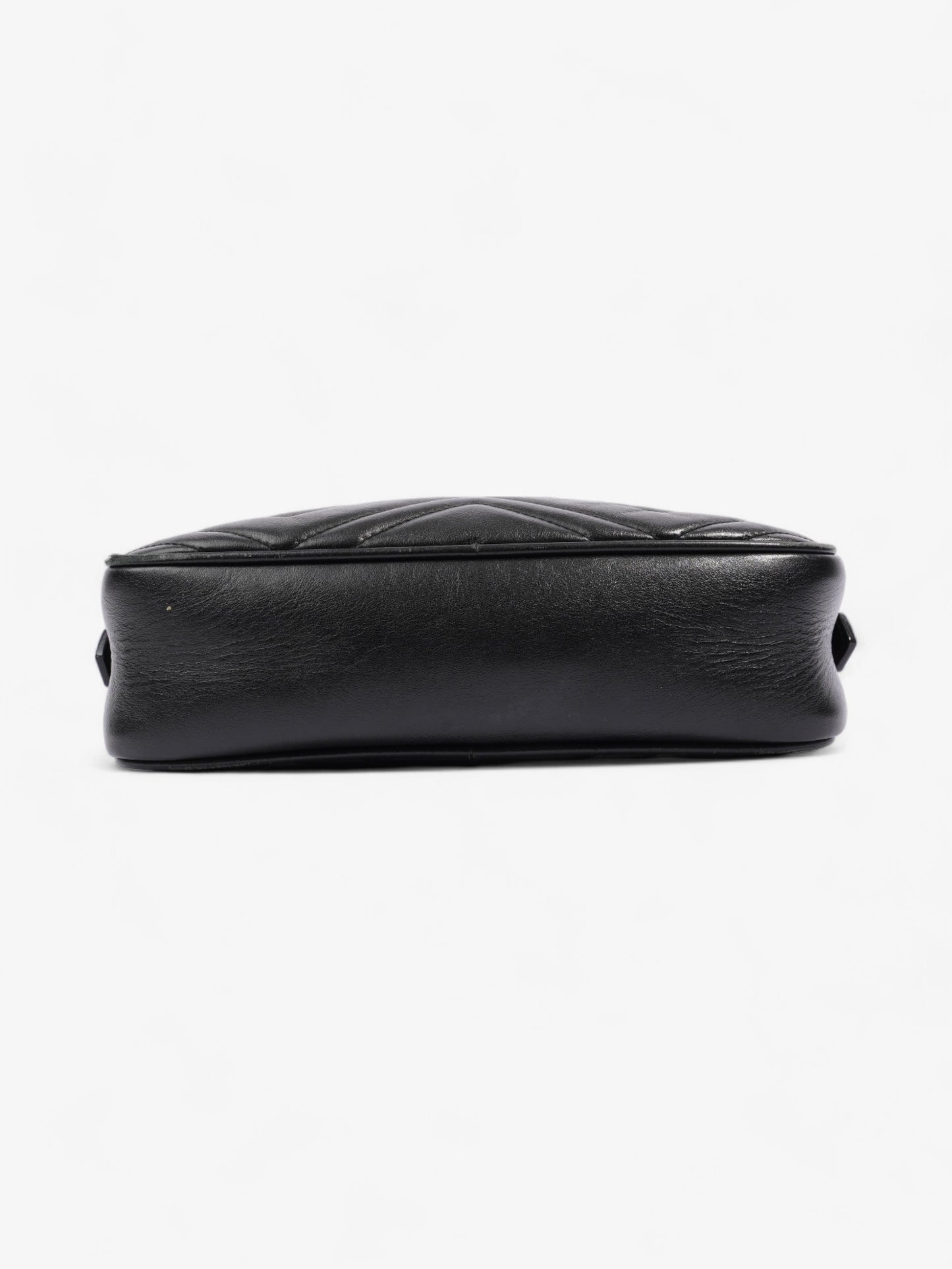 Gucci GG Marmont Black Matelasse Leather Small