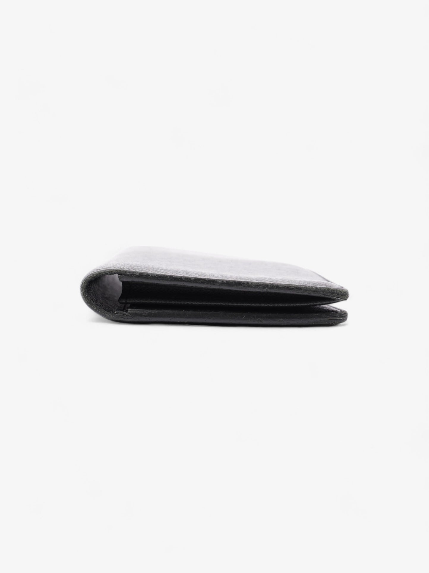 Louis Vuitton Taiga Portefeuille Brazza Long Wallet Black Leather