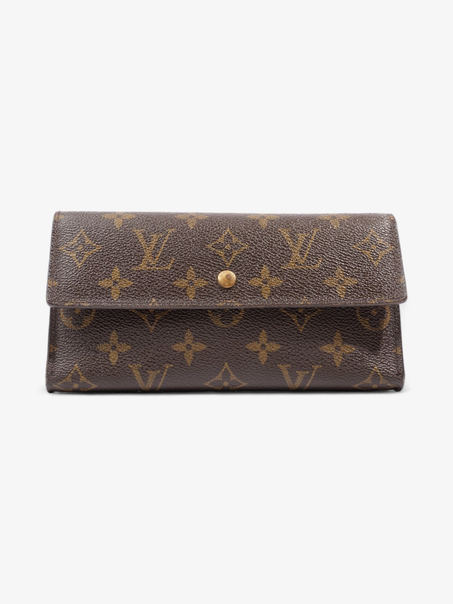 Louis Vuitton Portefeuille International Wallet Monogram Coated Canvas
