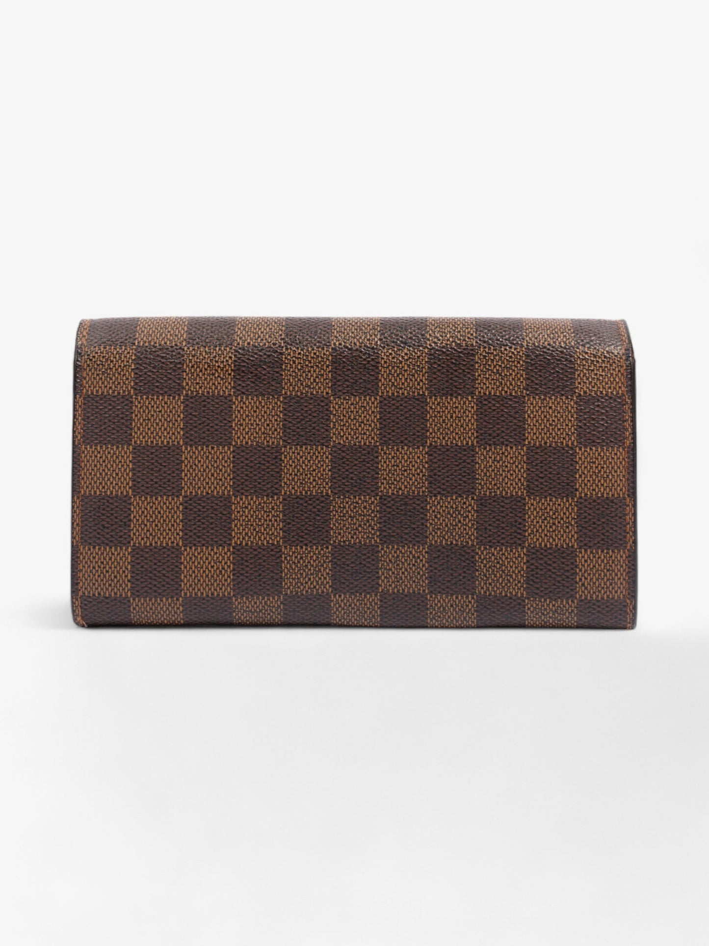 Louis Vuitton Sarah Wallet Damier Ebene Coated Canvas