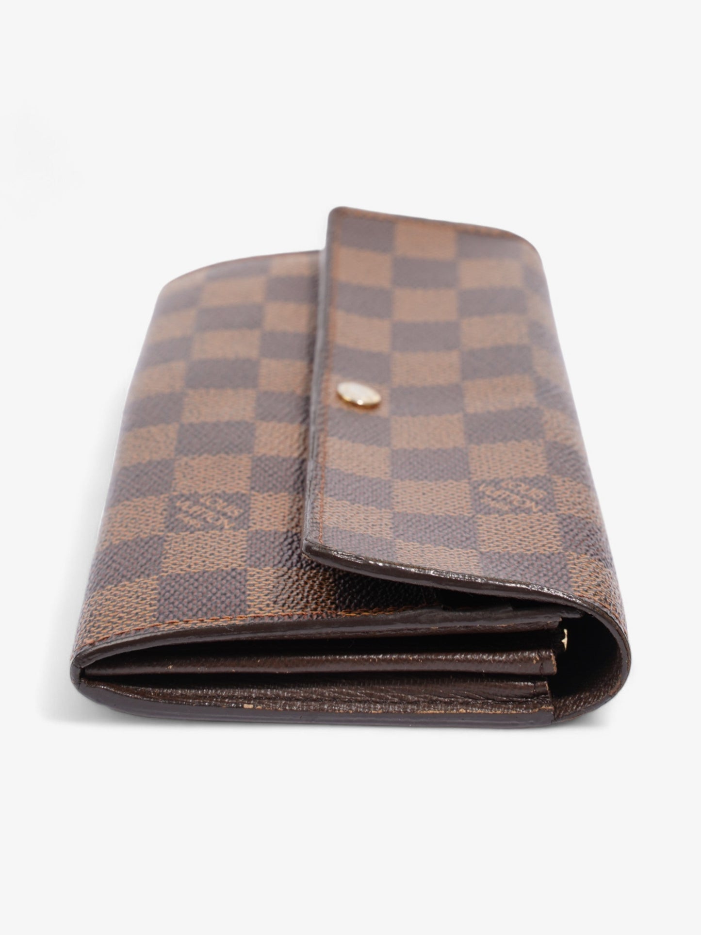 Louis Vuitton Sarah Wallet Damier Ebene Coated Canvas