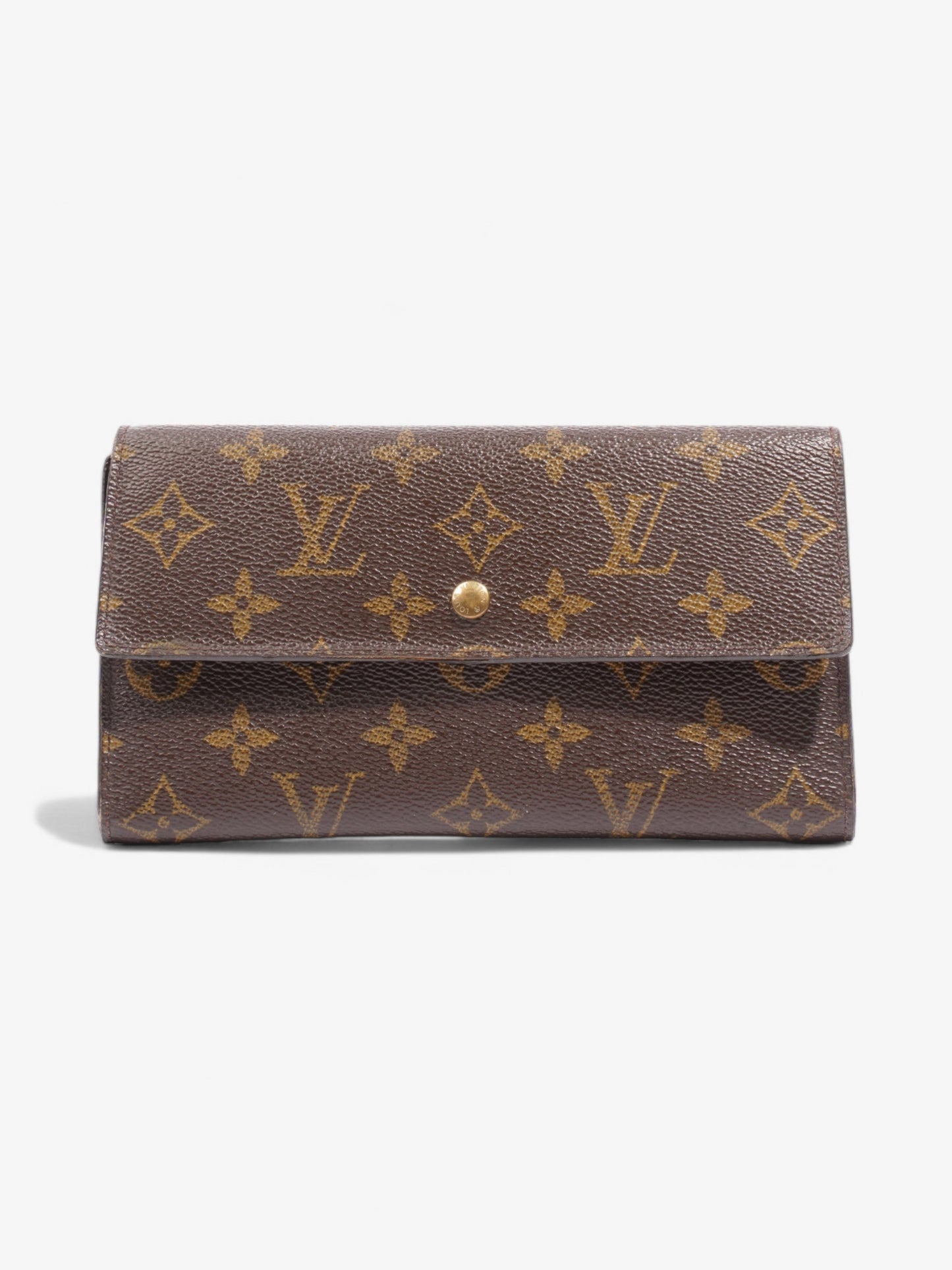 Louis Vuitton Porte Tresor International Long Wallet Monogram Coated Canvas