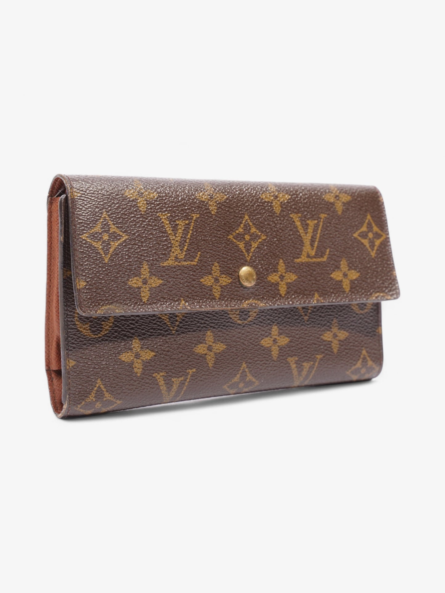 Louis Vuitton Porte Tresor International Long Wallet Monogram Coated Canvas