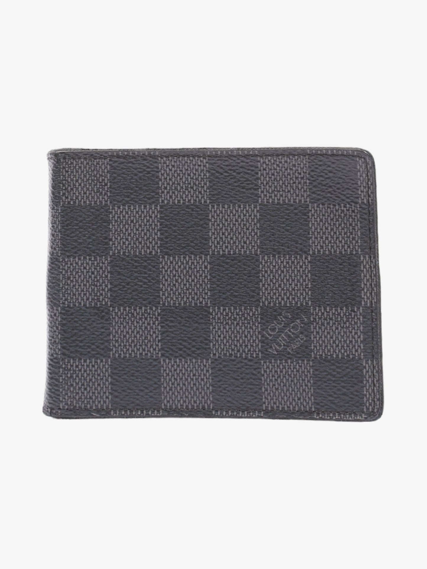 Louis Vuitton Porte Feuille Pans Damier Graphite Coated Canvas