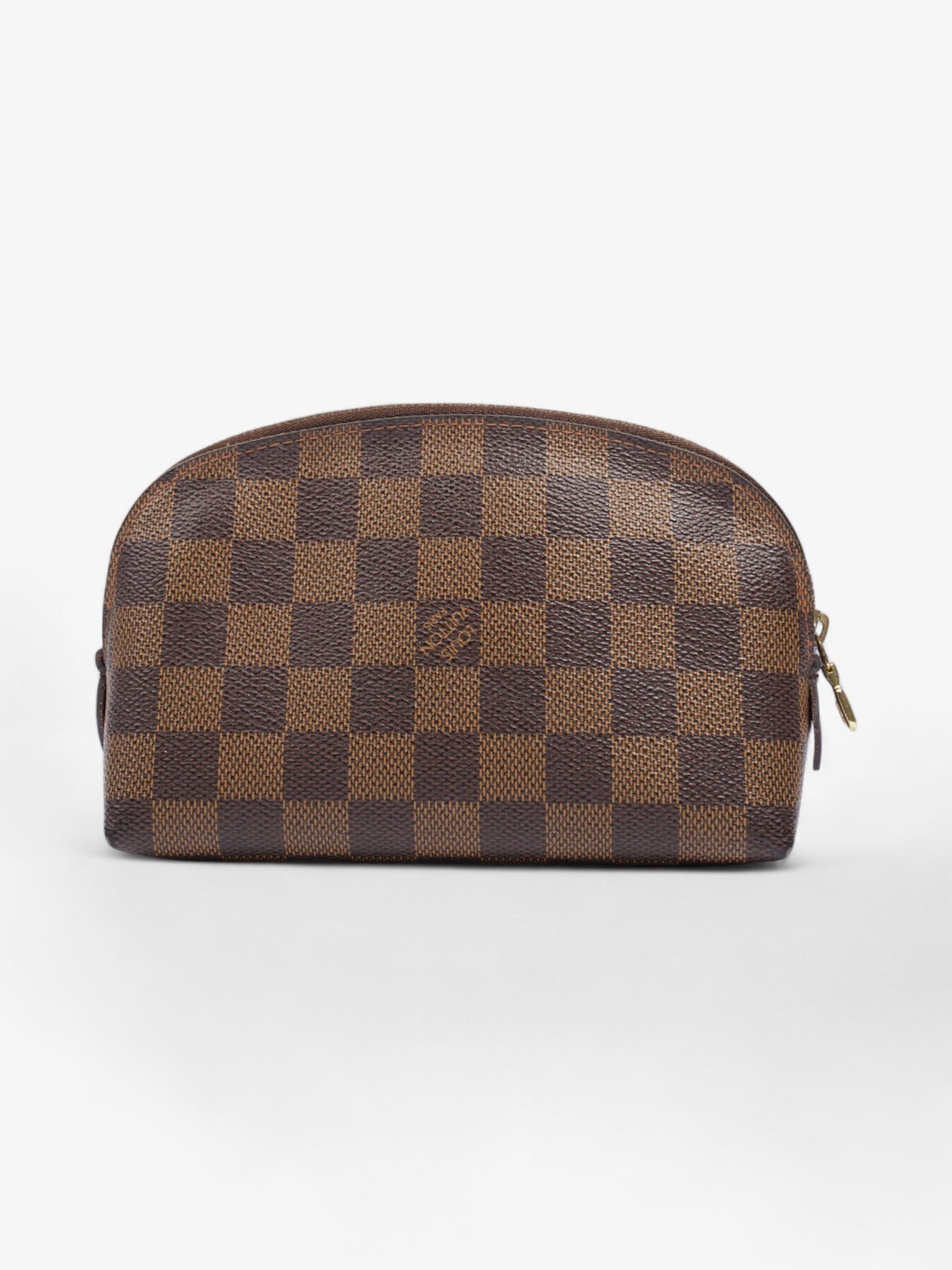 Louis Vuitton Cosmetic Pouch Damier Ebene Coated Canvas