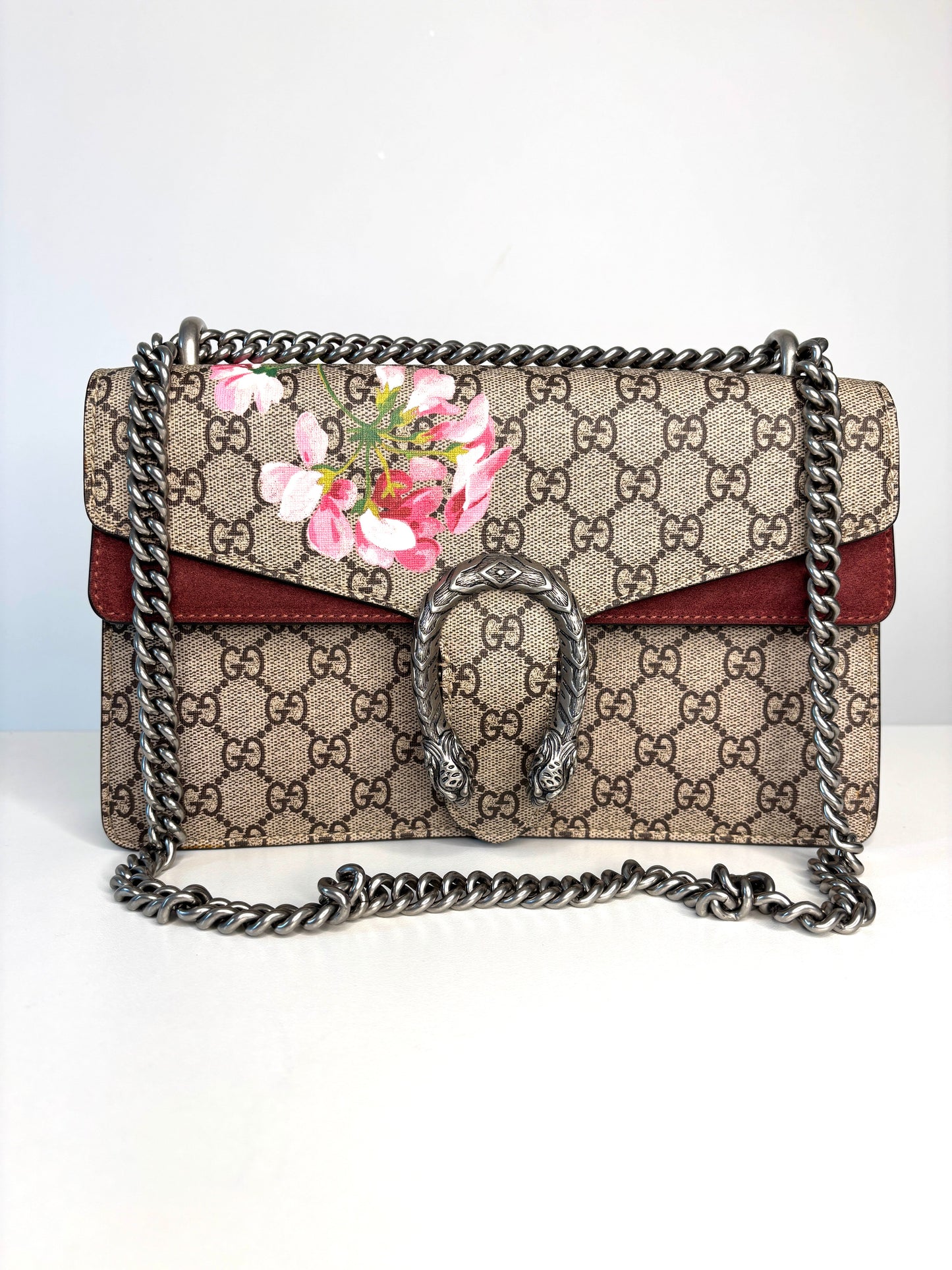 Prada Chain Canvas Shoulder Bag